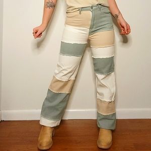 Patchwork Pants